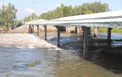 Dự kiến xả đập Tha La - Trà Sư vào ngày 3-9