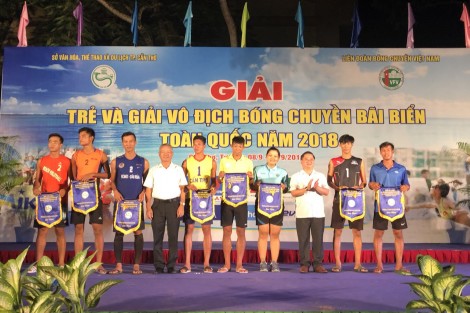 Khai mạc Giải vô địch Bóng chuyền bãi biển toàn quốc 2018