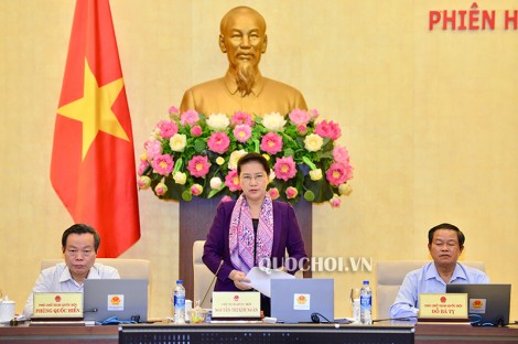 Bế mạc Phiên họp thứ 27 của Ủy ban Thường vụ Quốc hội