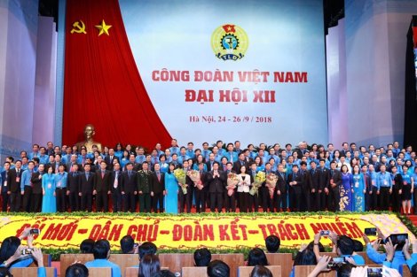 Bế mạc Đại hội Công đoàn Việt Nam lần thứ XII