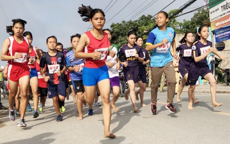 Ô Môn hạng Nhất toàn đoàn Giải việt dã TP Cần Thơ 2018
