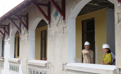 Tránh tình trạng vừa học vừa thi công khi đưa vào sử dụng Trường THPT Châu Văn Liêm