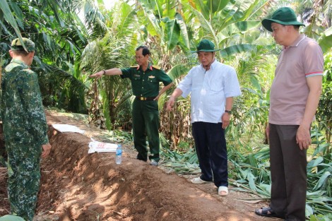 Lãnh đạo thành phố kiểm tra, chỉ đạo công tác phòng chống ngập lụt