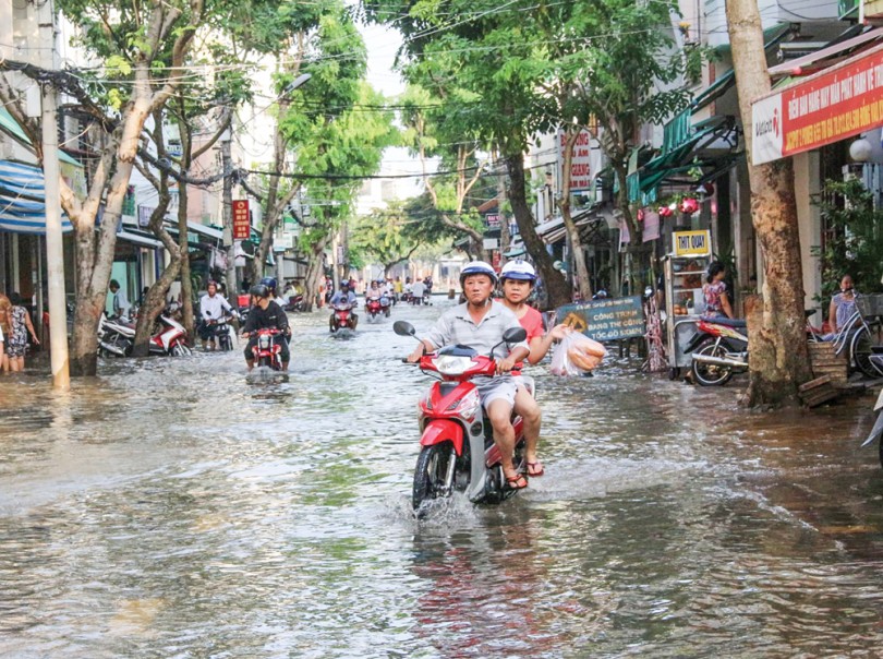 Triều cường Rằm tháng 9 âm lịch bắt đầu lên cao