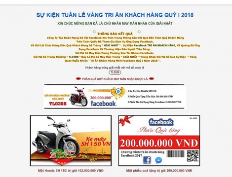 Vì sao các trang web hợp pháp vẫn chuyển “quà tặng” giả mạo?
