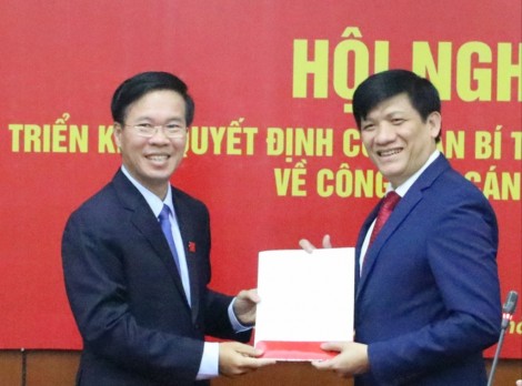 Đồng chí Nguyễn Thanh Long được điều động, bổ nhiệm giữ chức Phó Trưởng Ban Tuyên giáo Trung ương