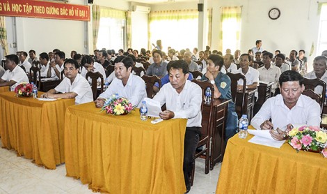 Thực hiện nghiêm túc việc sắp xếp cán bộ hoạt động không chuyên trách
