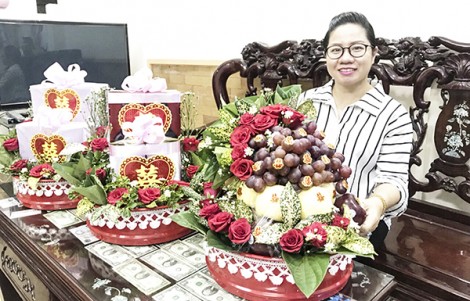 Kết mâm quả, rồng phụng - 

nghề lắm công phu...