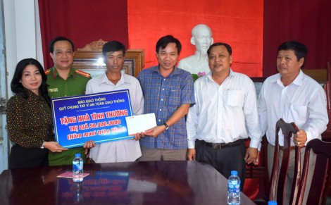 Hỗ trợ nhà tình thương cho gia đình có người thân bị tai nạn giao thông