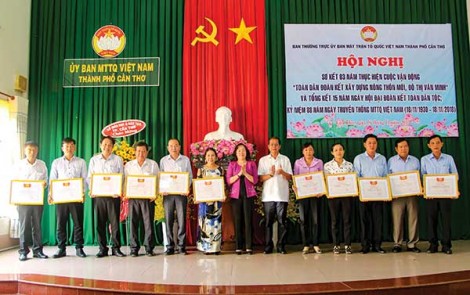 Hoạt động kỷ niệm 88 năm Ngày Truyền thống Mặt trận Tổ quốc Việt Nam