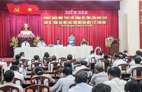 Tăng cường đối thoại với nhân dân