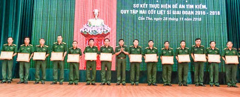 Tìm kiếm, quy tập 931 hài cốt liệt sĩ trong và ngoài nước