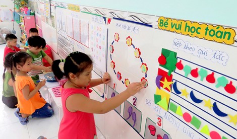 Cờ Đỏ chăm lo tốt bậc học mầm non