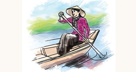 “Dẫu xuồng ba lá

  lênh đênh…”