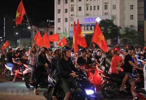 Đảm bảo trật tự, an toàn giao thông hoạt động cổ vũ chung kết AFF Cup
