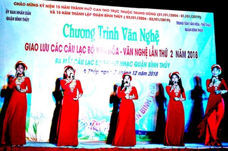 Bình Thủy phát huy phong trào văn hóa, văn nghệ