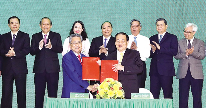 An Giang cùng với Cần Thơ, Kiên Giang,

Cà Mau ví như “4 con tuấn mã” dẫn dắt

tăng trưởng kinh tế cả vùng ĐBSCL