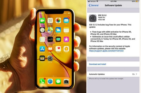 Apple tung ra bản

cập nhật iOS 12.1.2