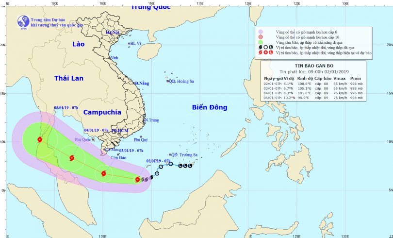 TP Cần Thơ chịu tác động hoàn lưu cơn bão số 1