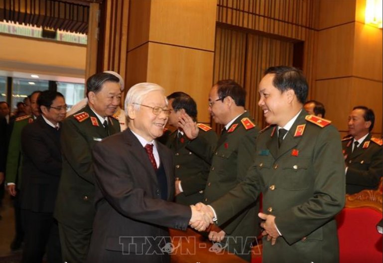 Xây dựng lực lượng công an thật sự 
trong sạch, trung thành, tin cậy 
của Đảng, Nhà nước và nhân dân