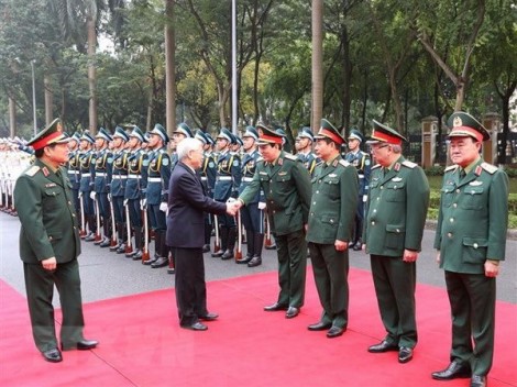 Tập trung xây dựng Quân đội vững mạnh, tuyệt đối trung thành