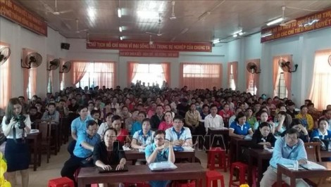 Trà Vinh: Tư vấn, giải quyết việc làm cho các công nhân bị thôi việc tại Công ty Mỹ Phong
