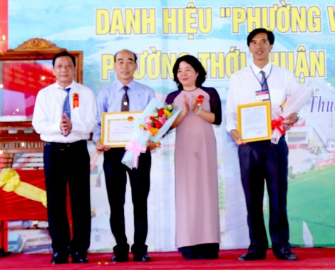 Thới Thuận đạt chuẩn Phường Văn minh đô thị