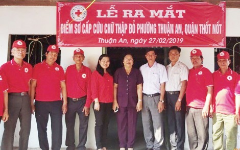 Thốt Nốt ra mắt thêm điểm sơ cấp cứu Chữ thập đỏ