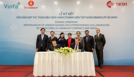 Vingroup ký kết hợp tác chiến lược với Tập đoàn DKSH