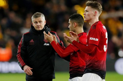 Solskjaer trở lại mặt đất