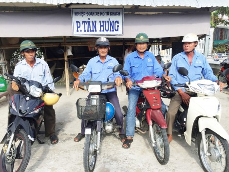 Nghiệp đoàn mô tô khách phường Tân Hưng