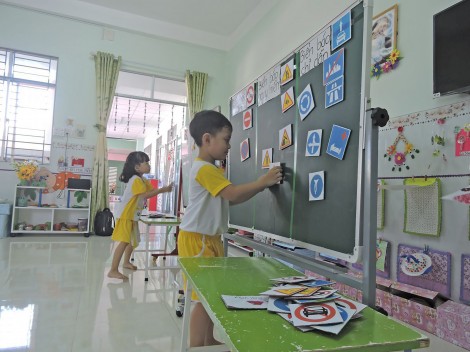 Trẻ học về an toàn

giao thông
