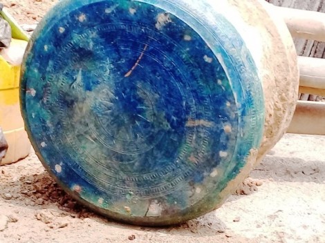 Tìm thấy trống đồng hơn 2.500 tuổi tại Lào Cai