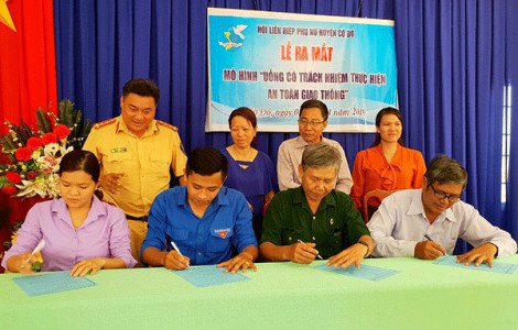 Ra mắt mô hình “Uống có trách nhiệm thực hiện an toàn giao thông”