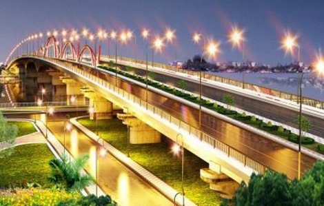 Cấm tạm thời phương tiện lưu thông qua cầu Quang Trung