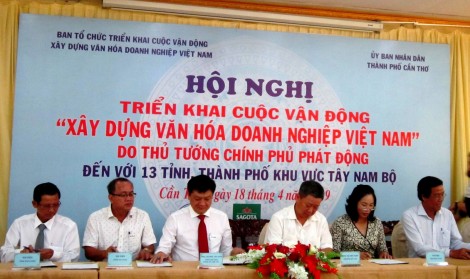 Ký kết, triển khai cuộc vận động xây dựng văn hóa doanh nghiệp ở ĐBSCL