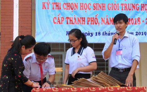 924  thí sinh thi học sinh giỏi THCS

cấp thành phố
