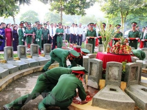 Kiên Giang quy tập gần 2.000 hài cốt liệt sỹ hy sinh tại Campuchia