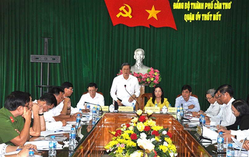 Xây dựng phương hướng, nhiệm vụ của Đảng bộ nhiệm kỳ mới sát thực tế, đưa Thốt Nốt phát triển lên tầm cao mới