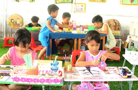 Ðiểm sáng xây dựng trường mầm non điển hình đổi mới