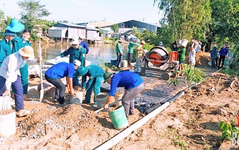 Tuyến đường “Sáng - xanh - sạch - đẹp - an toàn”