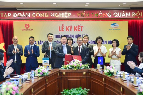 Vingroup và Viettel ký thoả thuận hợp tác để đem đến dịch vụ tốt nhất cho khách hàng