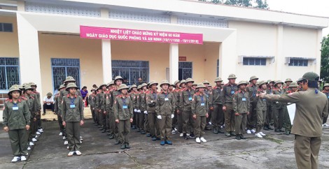 Thực hiện tốt nhiệm vụ huấn luyện, giáo dục- đào tạo