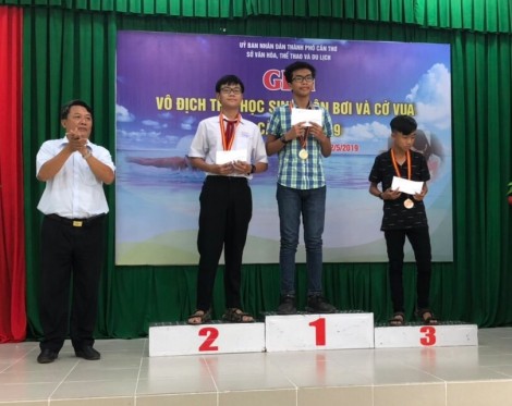 Bế mạc Giải vô địch trẻ, học sinh môn Bơi và Cờ vua TP Cần Thơ năm 2019