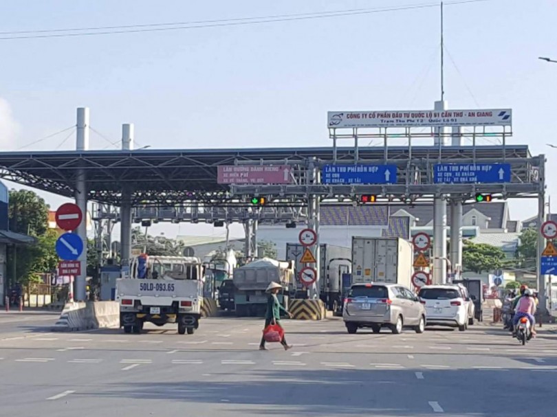 Tạm thời dừng thu phí Trạm T2 quốc lộ 91