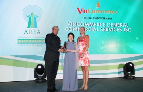 VinCommerce nhận giải thưởng “Doanh nghiệp trách nhiệm Châu Á”