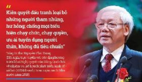 Kiên quyết sàng lọc, đưa ra khỏi Đảng những cán bộ, đảng viên “xanh lòng”, “hai mặt”