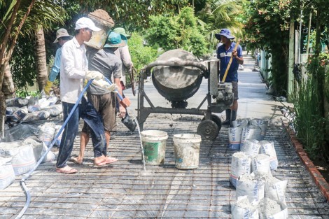 Thới Lai thúc đẩy thực hiện các công trình phát triển hạ tầng