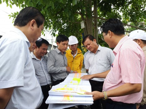 Đẩy nhanh tiến độ tuyến đường nối từ đường Cách Mạng Tháng Tám đến đường tỉnh 918