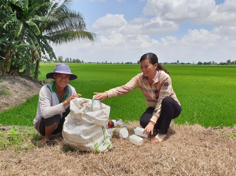 Vận động hội viên nông dân bảo vệ môi trường